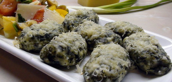 Ньокки со шпинатом или необычные ленивые вареники!