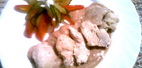 Куриная грудка с гранатом
