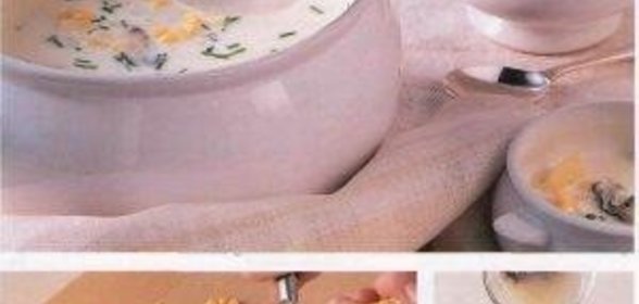 Похлебка с устрицами и кукурузой