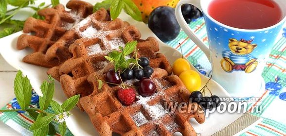 Шоколадные вафли с фундуком