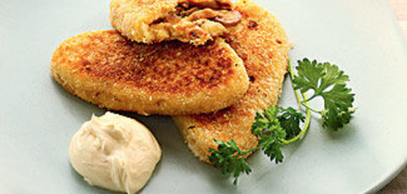 Картофельные котлеты с грибами