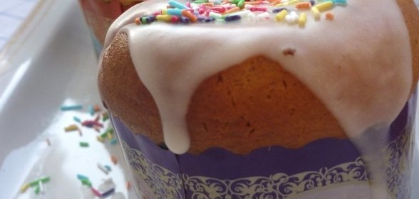 Куличики без дрожжей с шоколадом под пьяненькой глазурью