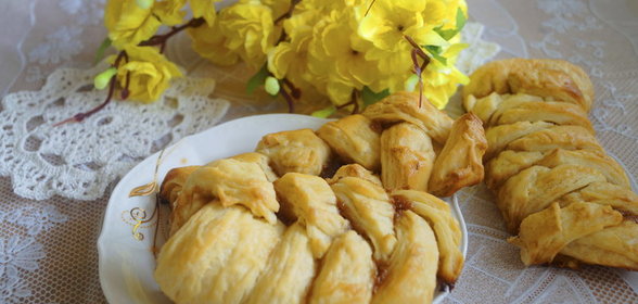 Булочки из датского слоеного теста