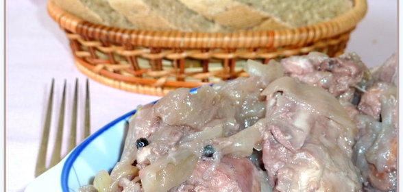 Стифадо из кролика, родом с острова Крит