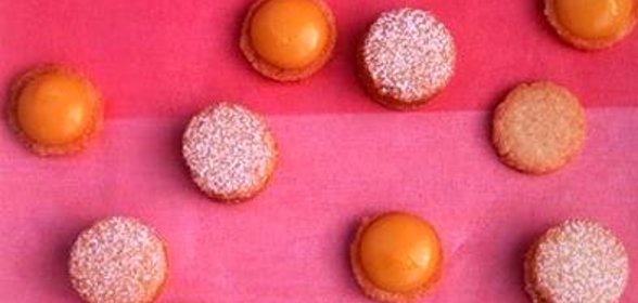 Кокосовое печенье с фруктовой начинкой