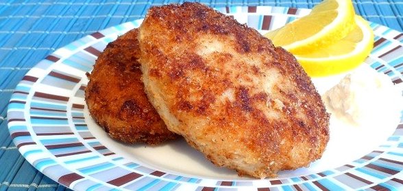 Котлеты из филе трески