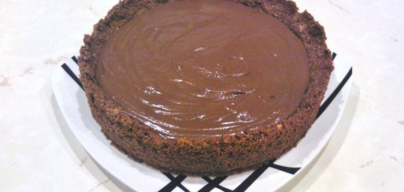 Шоколадный пай с шоколадным кремом