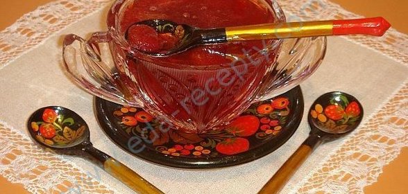 Варенье из клюквы с орехами