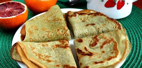 Немецкие апельсиновые блины