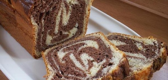 Мраморный кекс (рецепт выходного)