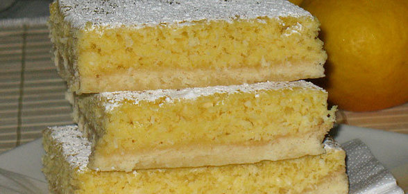 Лимонно-кокосовый пирог (Lemon-Coconut-Slice)