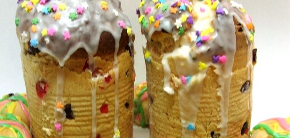 Кулич с цукатами