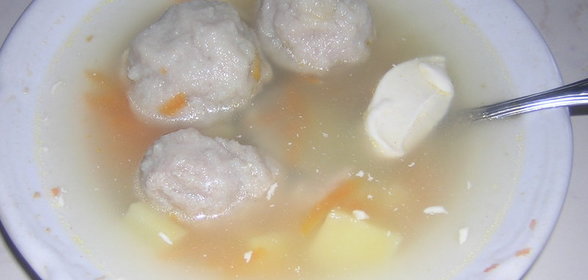 СУП С ФРИКАДЕЛЬКАМИ