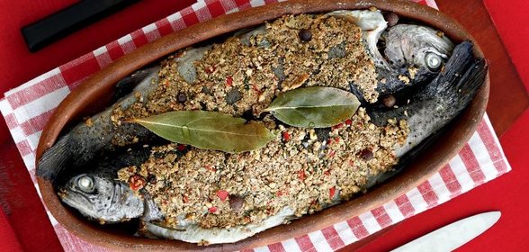 Рыба на кеци