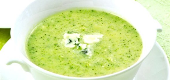 Суп из брокколи и цукини