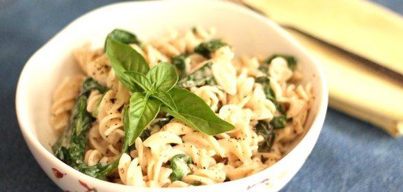 Паста со шпинатом