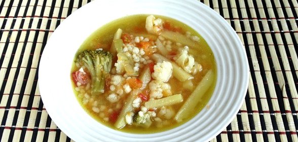 Овощной суп с кус-кусом