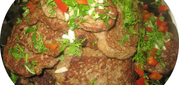Оладьи из печени (вариант)