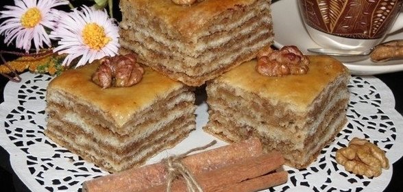 Постная пахлава