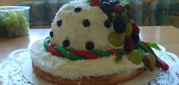 торт,,ФРУКТОВАЯ ШЛЯПКА´´