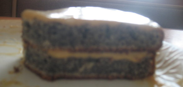 Торт с маком