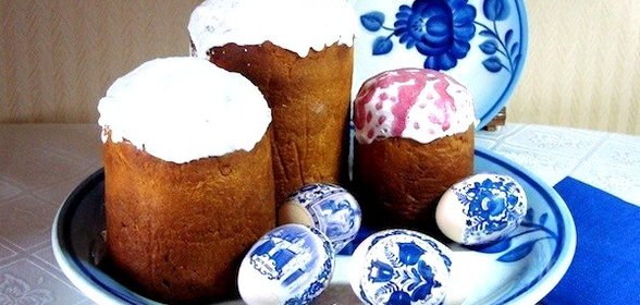 Праздничный пасхальный кулич