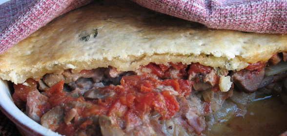 Английский пирог?? с говядиной и почками