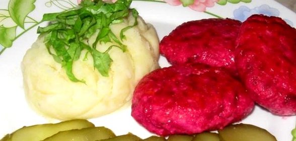 Котлеты со свеклой по-шведски