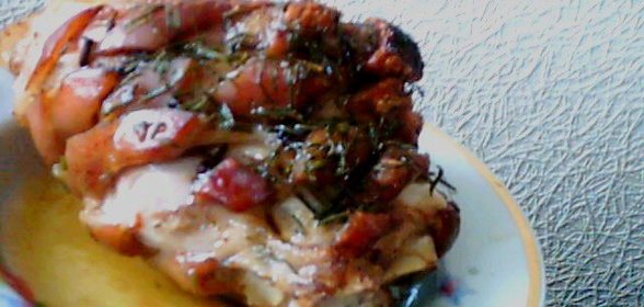 Мясной бульон с блинчиками