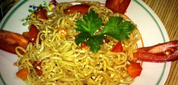 Лапша по-японски