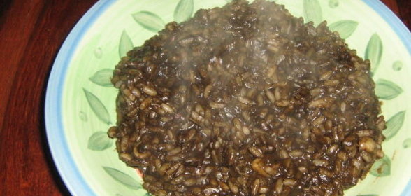 Гарнир с мидиями и трюфелями