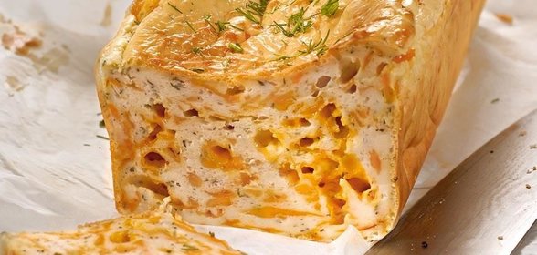 Сырный кекс