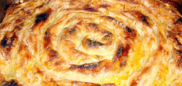 Баница с тыквой. Точнее, витая баница с тыквой