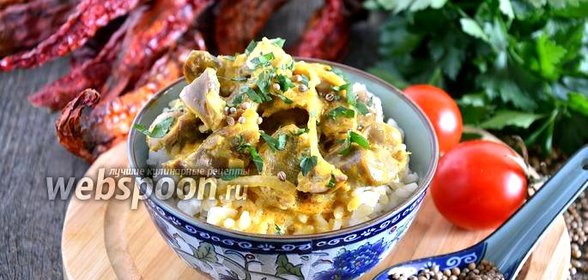 Куриные желудочки по-тайски