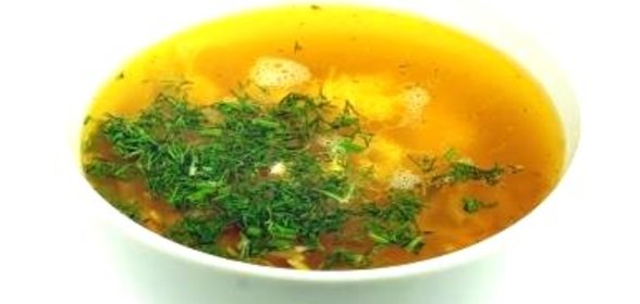 Вкусный куриный суп с вермишелью