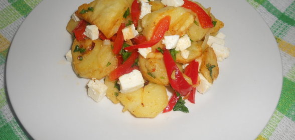 Картофель с брынзой по-гречеки