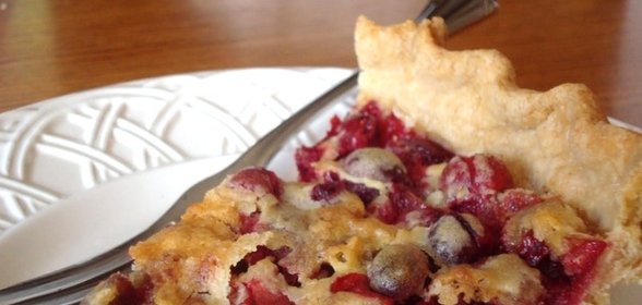 Английский клюквенный пирог