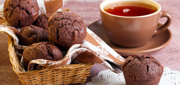 Домашние шоколадные маффины