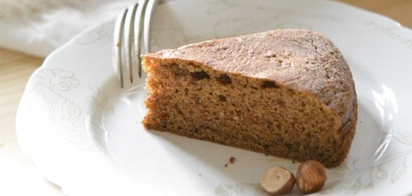 Легкий ореховый пирог без глютена