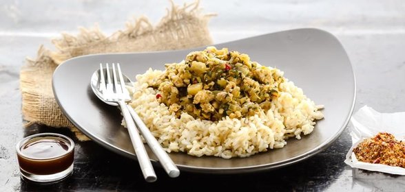 Курица с базиликом по-тайски