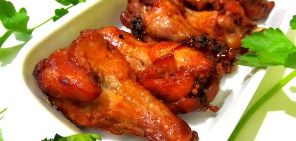 Куриные крылышки медовые