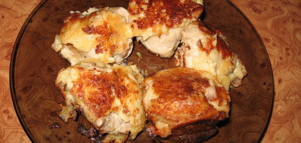 Каркуфка в сырном кляре (мой вариант)