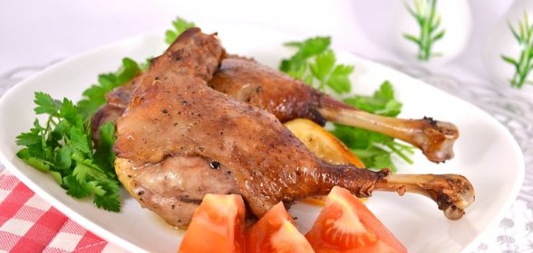 Утиные ножки в медово-лимонном маринаде