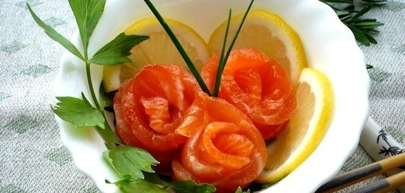 Сухой посол лосося