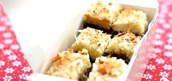 Шоколадные пирожные с кокосом