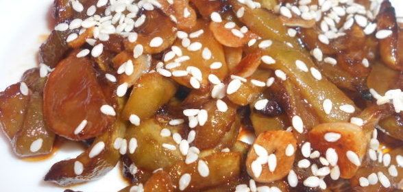 Жареные огурцы по-китайски