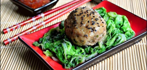 Мясные фрикадельки Львиная голова для Ксю