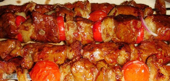 Шашлык из печени