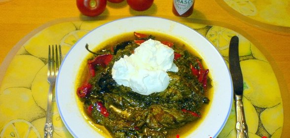 Капама от лапад (Капама из конского щавеля)