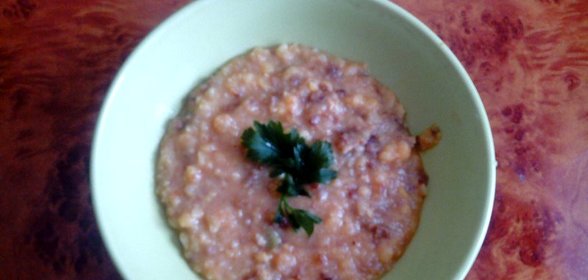 Гороховая каша с фаршем